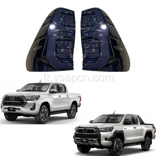 Paignement de lampe arrière de haute qualité noire pour Hilux